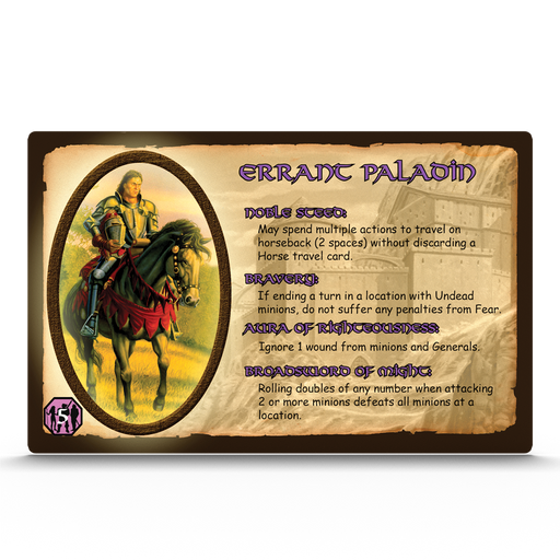 Defenders of the Realm: Errant Paladin Card