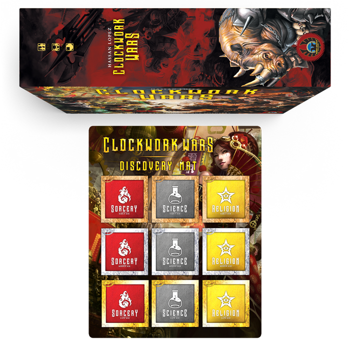 Clockwork Wars: Discovery Card Mat