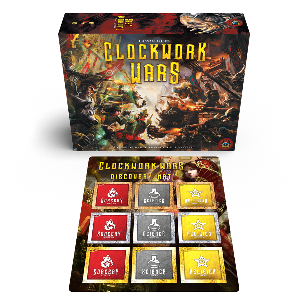 Clockwork Wars: Discovery Card Mat