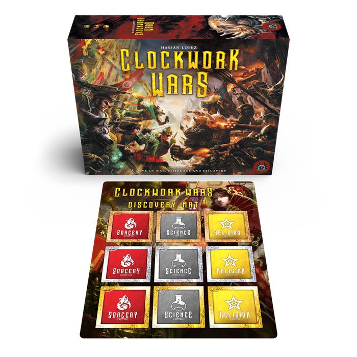 Clockwork Wars: Discovery Card Mat