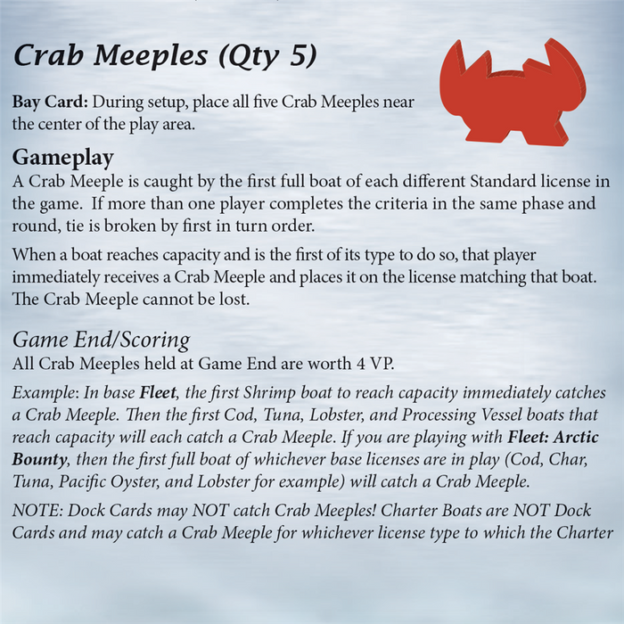 Fleet: Crab Meeples