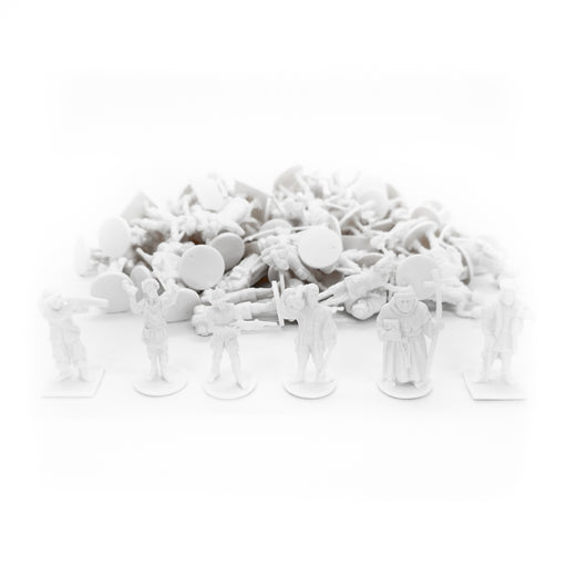 Empires: Age of Discovery - Denmark Player Board and White Figures
