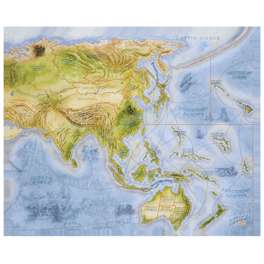 ATTACK! Deluxe: Game Board