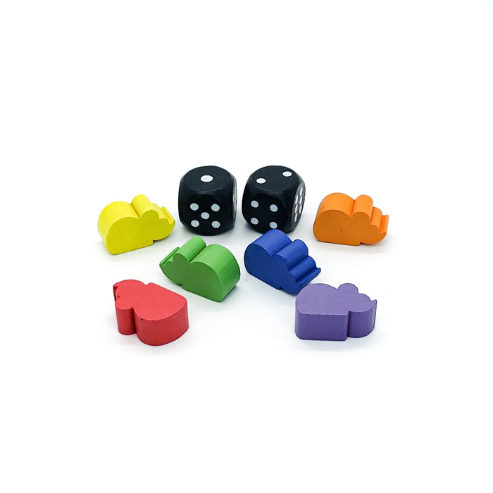 Mice Meeples & Wood Dice