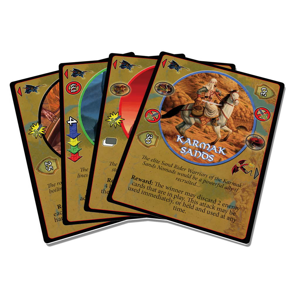 Defenders of the Realm: Battlefields - 4 Extra Battlefield Placards