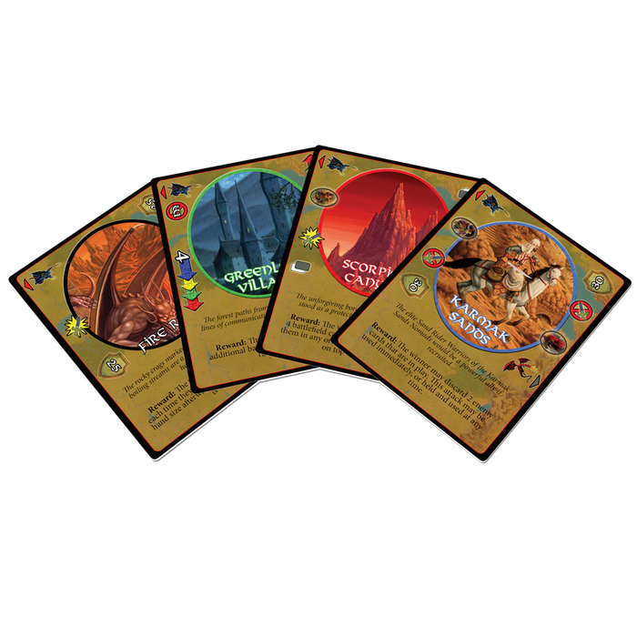 Defenders of the Realm: Battlefields - 4 Extra Battlefield Placards