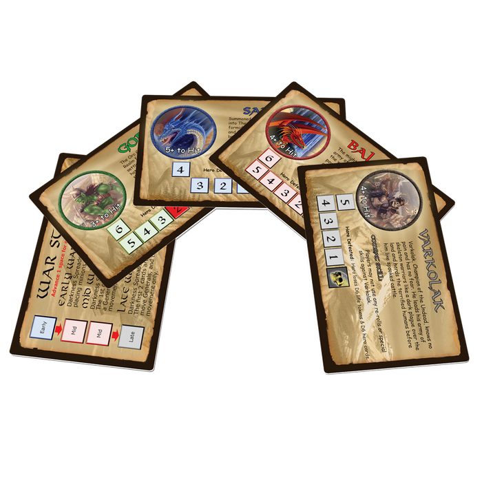 Defenders of the Realm: Set of General Placards (base game)