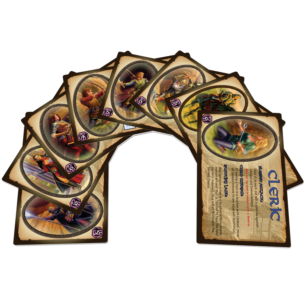 Defenders of the Realm: Set of Hero Placards (base game)