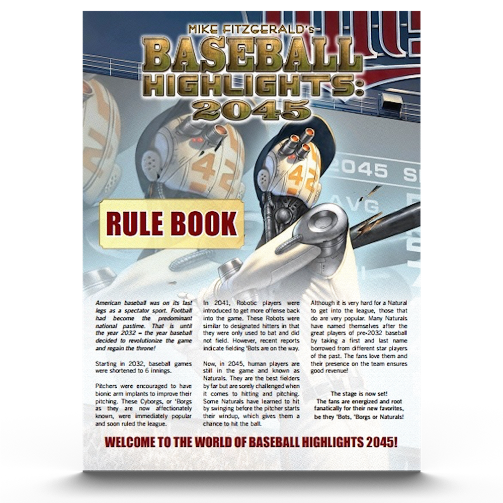 Baseball Highlights: 2045 - Rules, Reference, & Guided Play