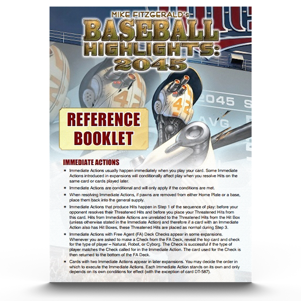 Baseball Highlights: 2045 - Rules, Reference, & Guided Play