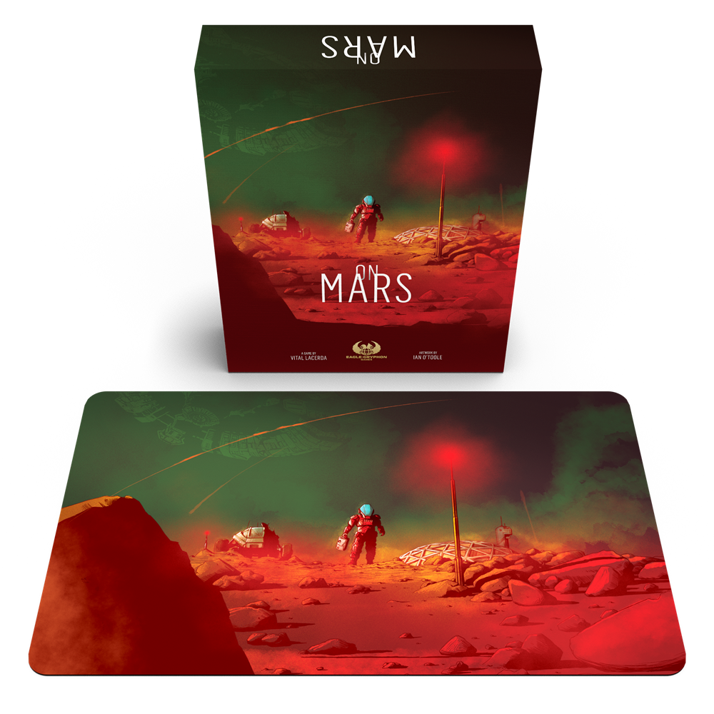 On Mars: Cover Art Playmat