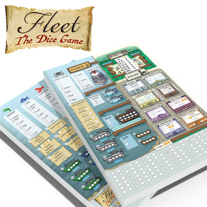 Fleet: The Dice Game - Score Pad (2nd Edition)