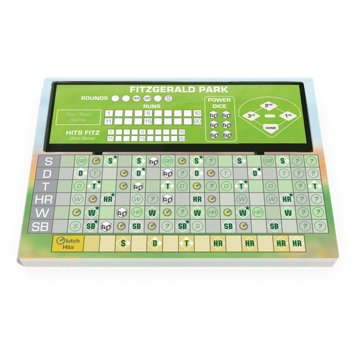 Baseball Highlights: The Dice Game Score Pad