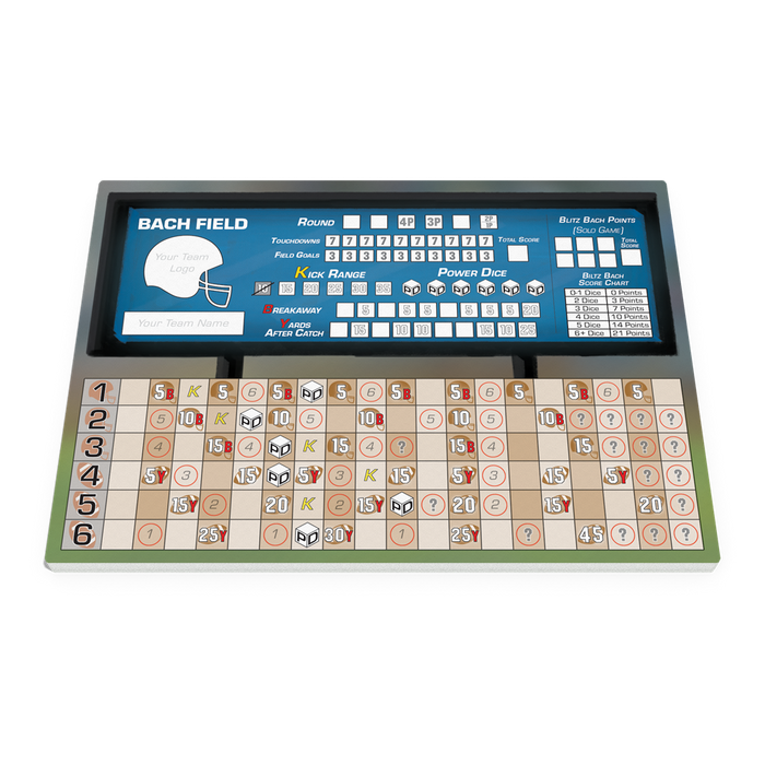 Football Highlights: The Dice Game Score Pad