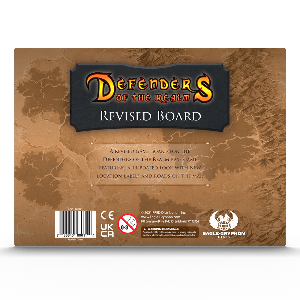 Defenders of the Realm: Game Board (Revised 2021)