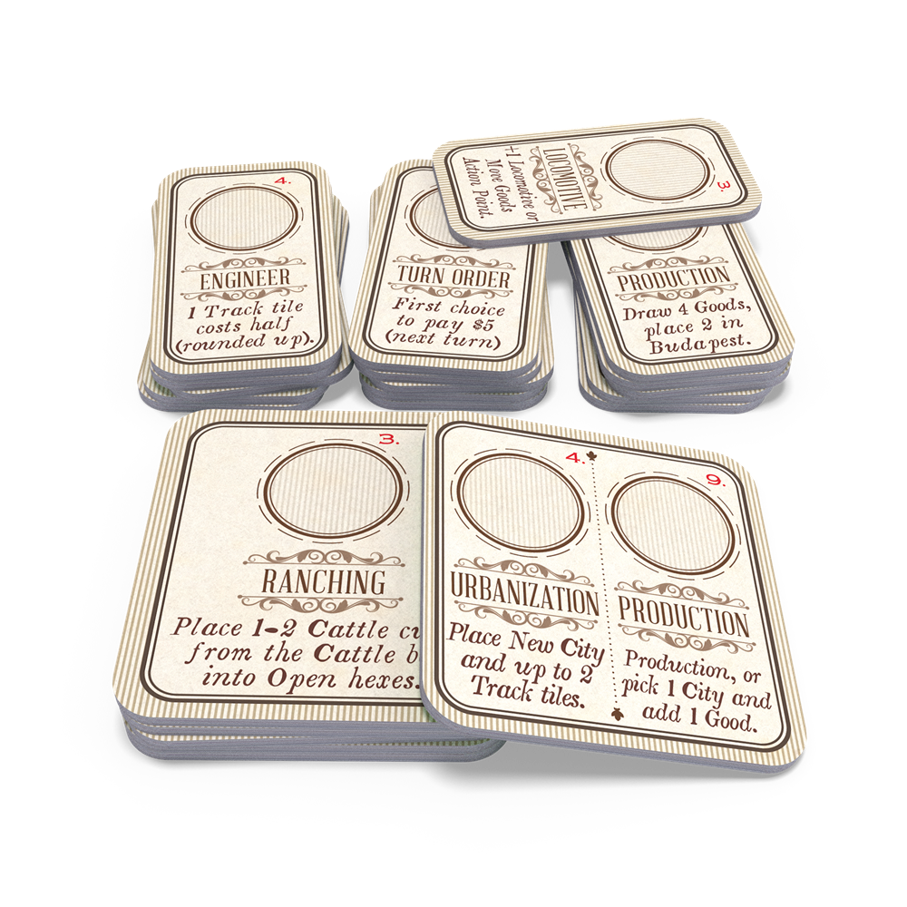 Age of Steam Deluxe: Promo Action Tiles