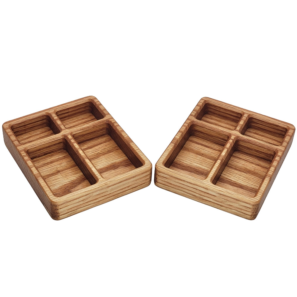 Age of Steam Deluxe: Wooden Tile Tray (set of 2)