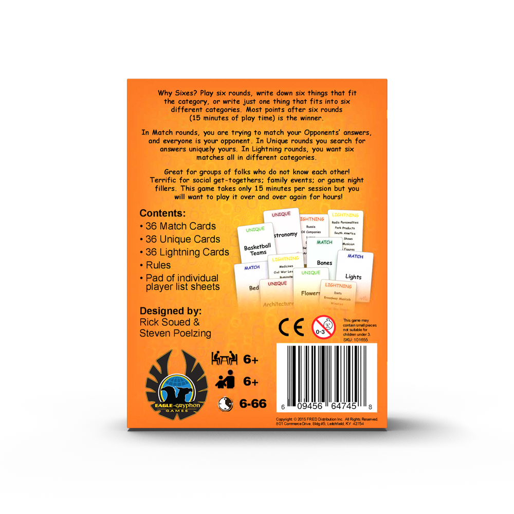 SIXES: The Route 66 Party Game
