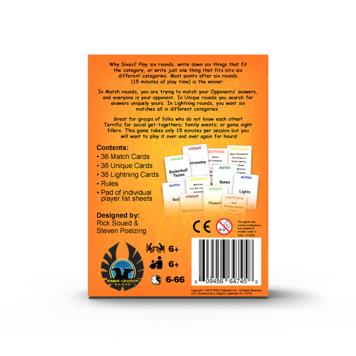 SIXES: The Route 66 Party Game