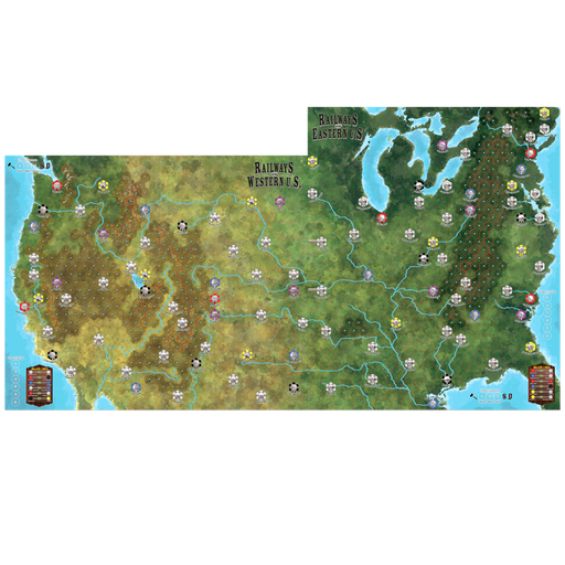 Railways of the World: Transcontinental Map Bundle