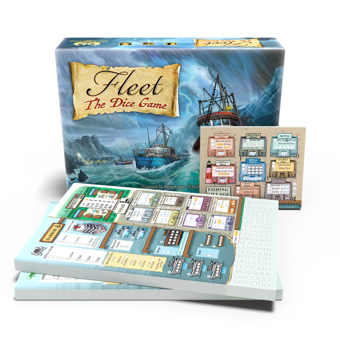 photo of Fleet: The Dice Game (Complete Bundle) roll and write game
