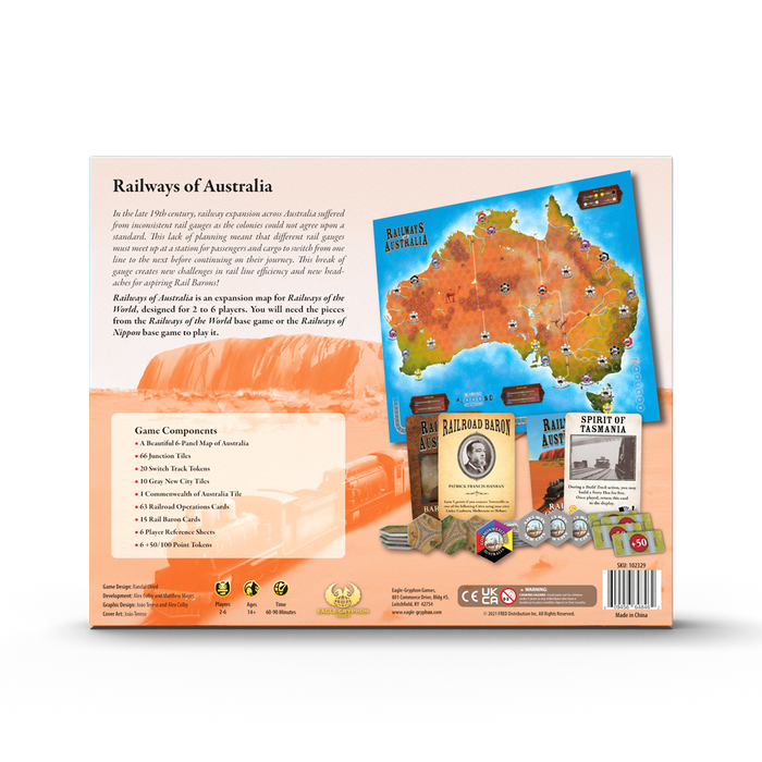 Australian Rails Game Buy Railways of Australia Online Game Today — Eagle-Gryphon Games